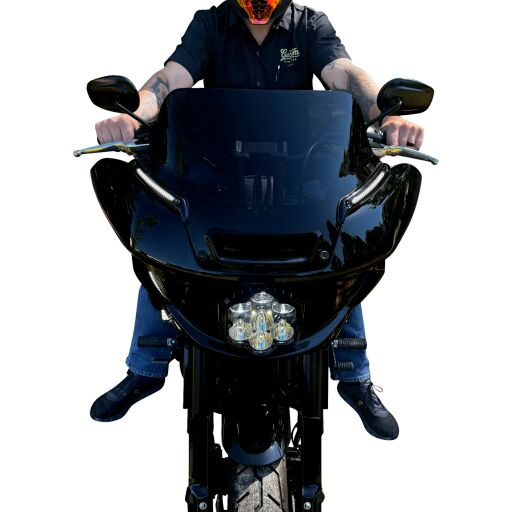 Custom Dynamics Headlight Led Shark Demon 2 Ece Ece Compliant Shark De