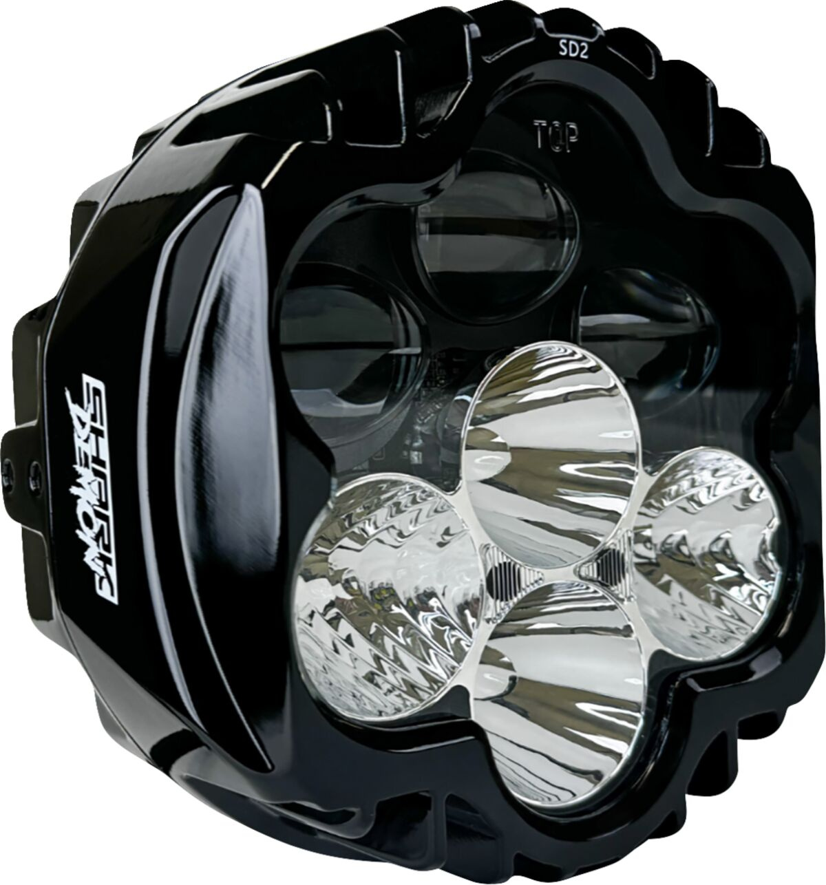 Custom Dynamics Headlight Shark Demon Led  94-23 Flh Ece Ece Compliant