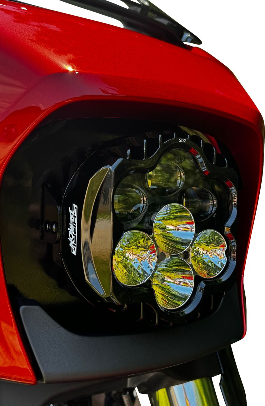 Custom Dynamics Headlight Shark Demon Led Ece Ece Compliant Shark Demo