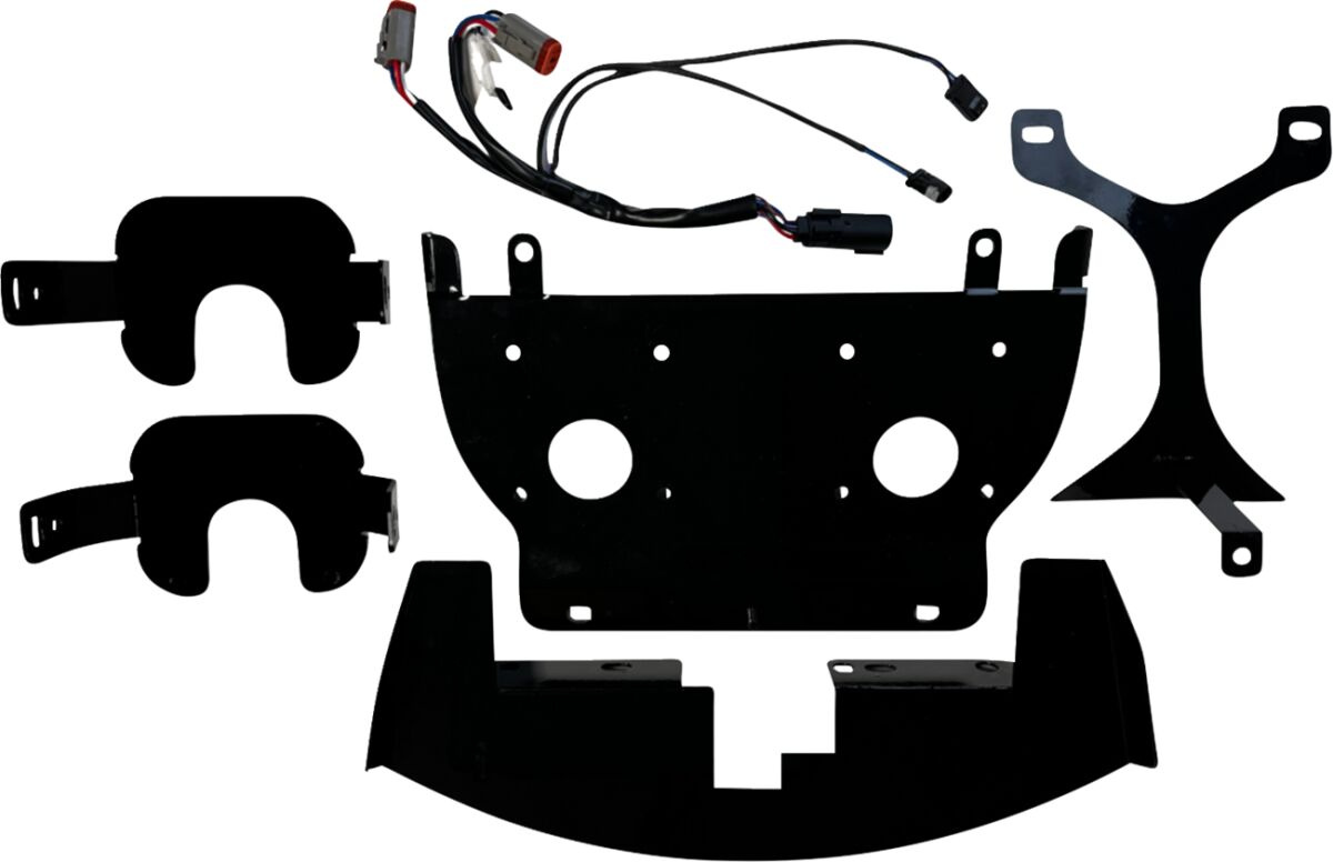 Custom Dynamics Headlight & Fog Light Shark Demon 2 Combo W/ Speed Pla