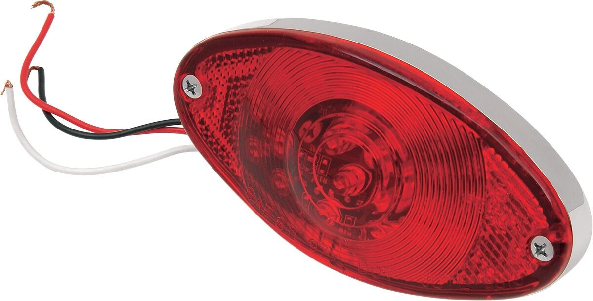 Drag Specialties Taillight Led Cat-Eye Red Taillight Cateye Led Red