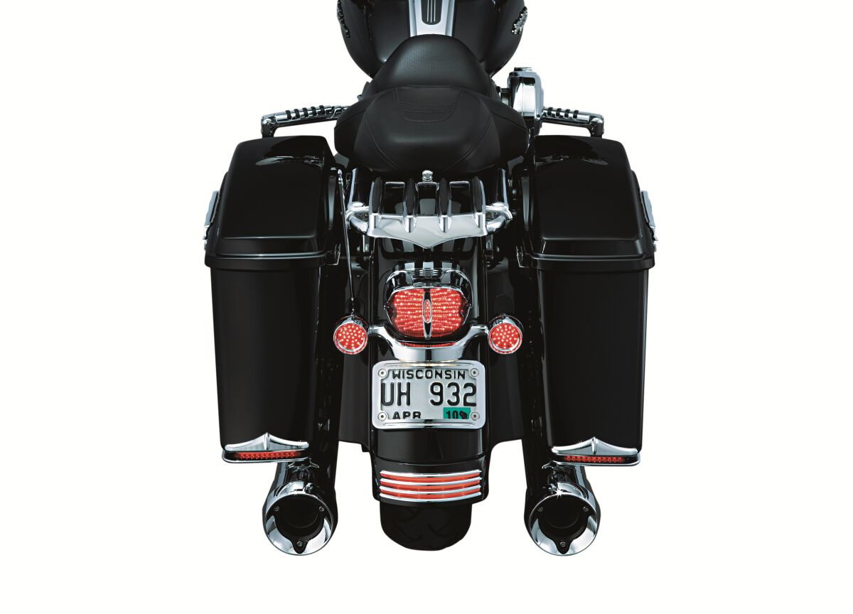 Kuryakyn Visor Taillight Cover Tailight Visor W/O Slots