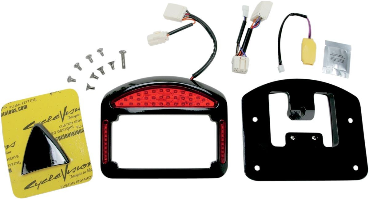 Cycle Visions Tail Lt Lp Elmntr Fxd Blk Tail Lt Lp Elmntr Fxd Blk