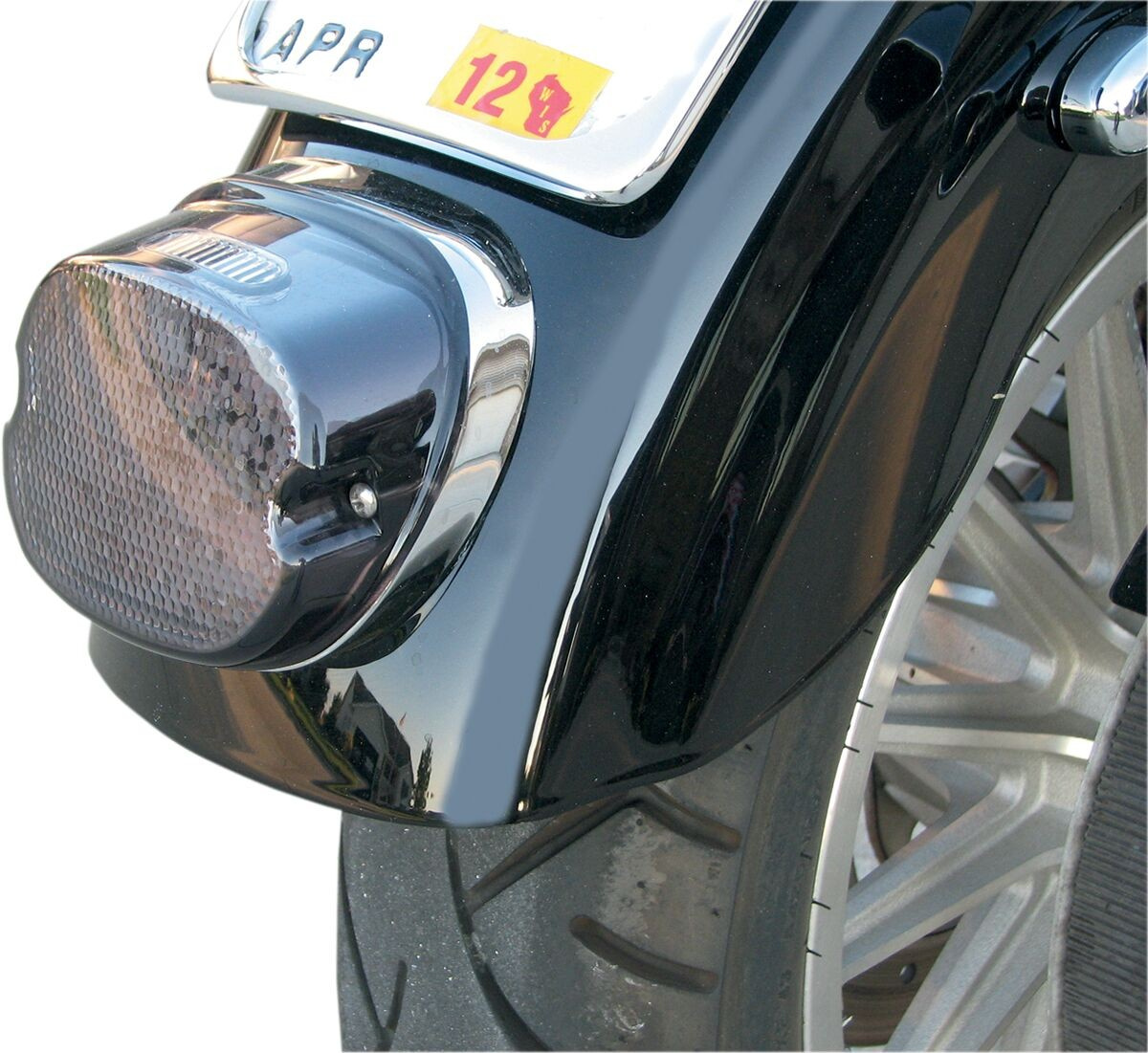 Drag Specialties Taillight Low-Profile Led Smoke Lens W/ Top Taglight