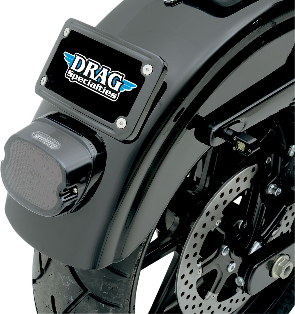 Drag Specialties Taillight Low-Profile Led Smoke Lens W/ Top Taglight