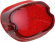 Drag Specialties Taillight Low-Profile Led Red Lens W/O Taglight Taill