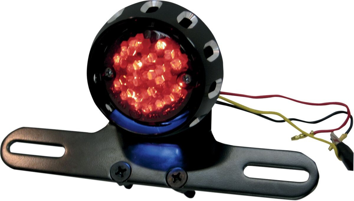 Drag Specialties Custom Bobber Led Taillight And License Plate Mount B