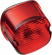 Drag Specialties Taillight Laydown Led Red Lens W/O Taglight Lens T/L