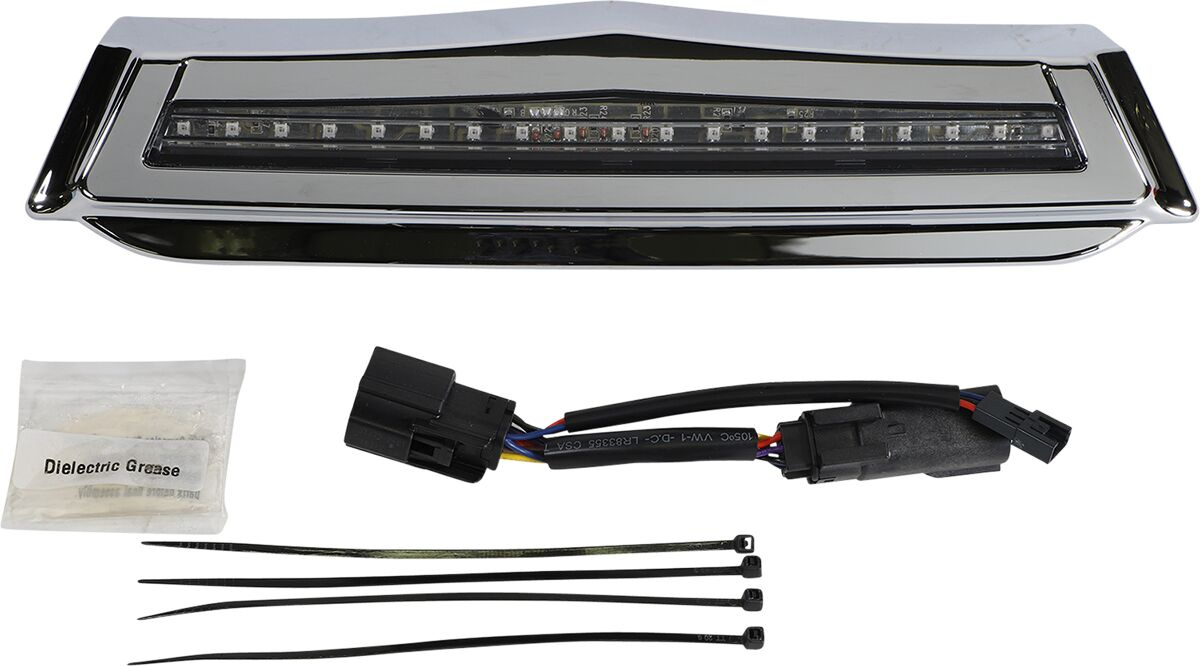 Ciro Center Tail Light For Tour-Pak Chrome Light Brake Center Chrome