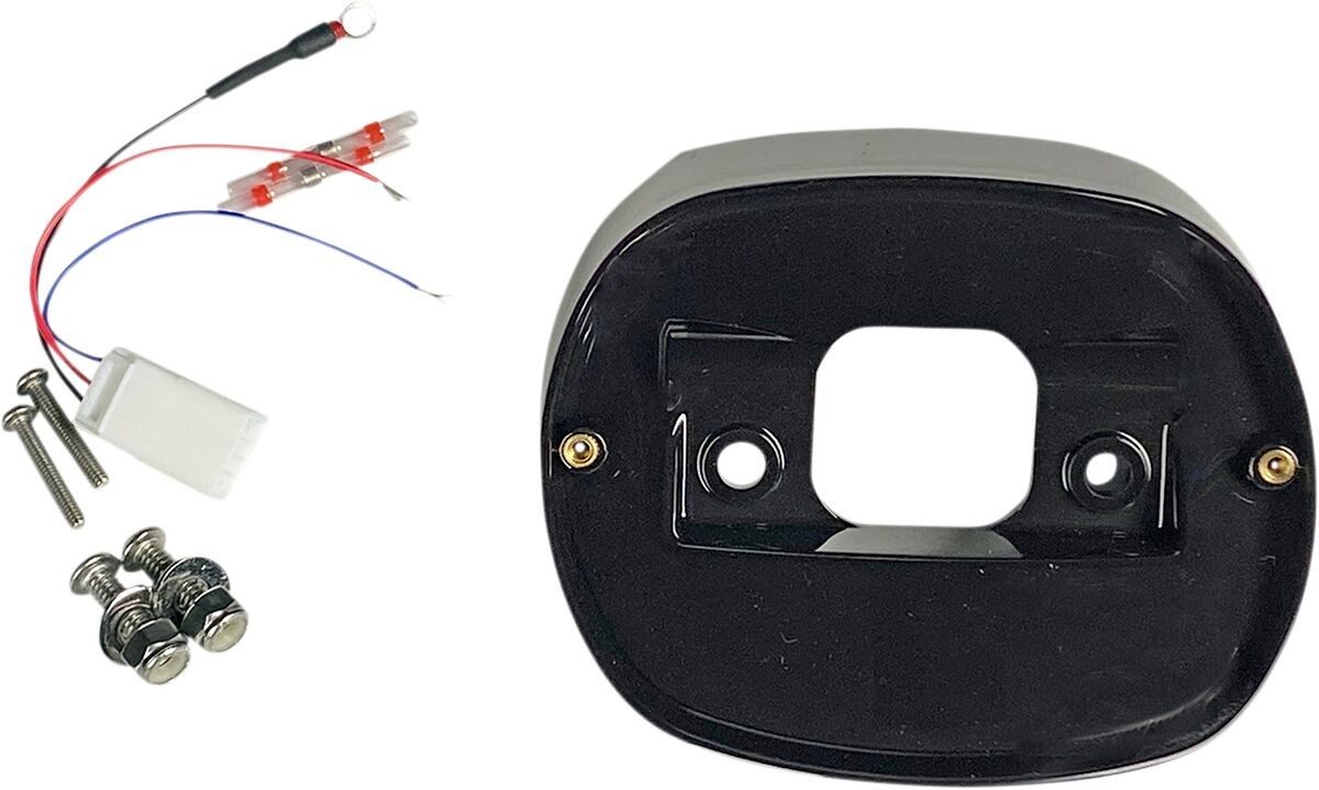 Custom Dynamics Baseplate Taillight Blk Base Plate And Hardware For Pr