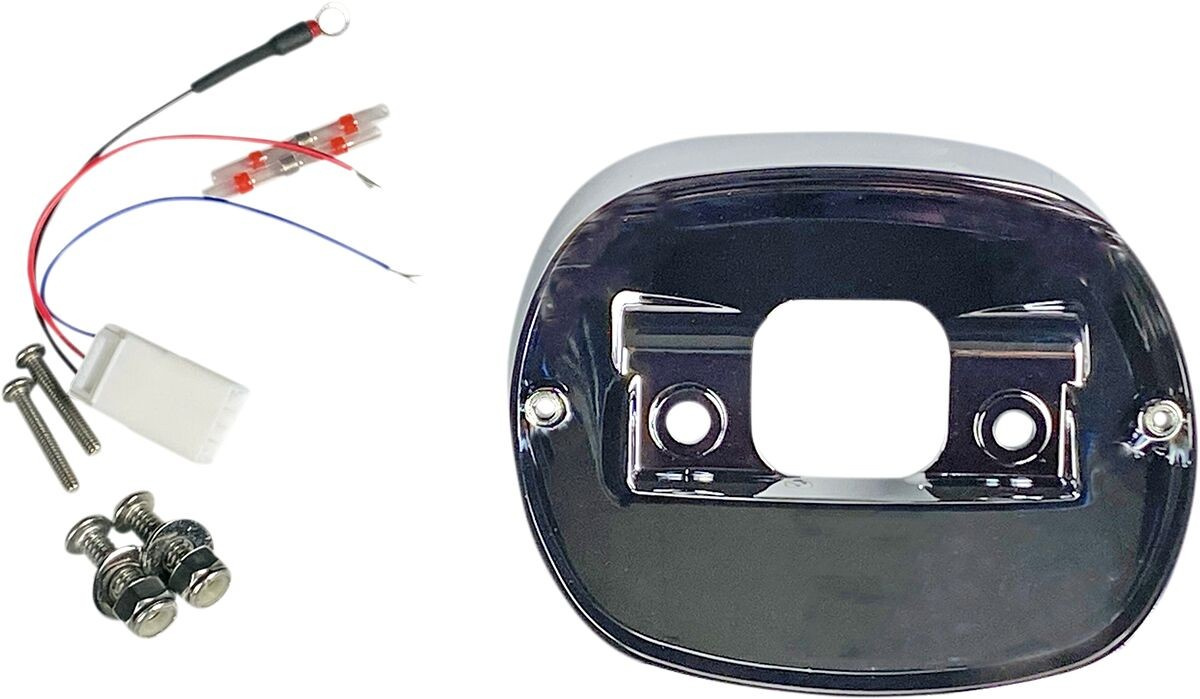 Custom Dynamics Baseplate Taillight Chr Base Plate And Hardware For Pr