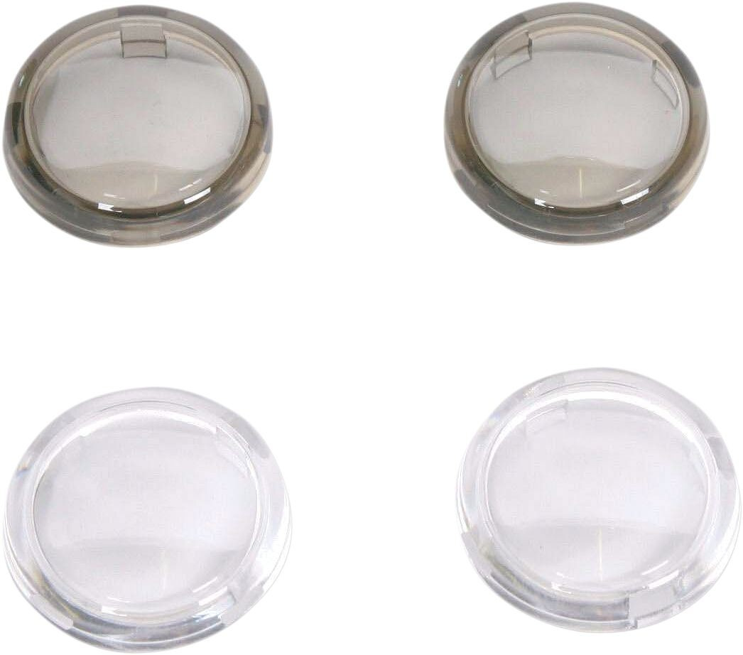 Drag Specialties Replacement Lens Clear/Smoke Mini-Deuce Lens Kit Clr/