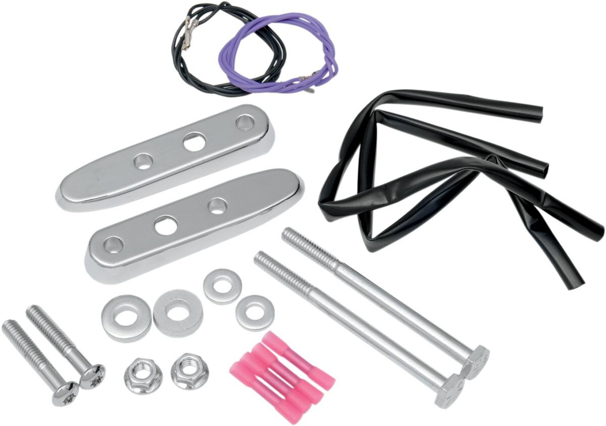 Drag Specialties Rear Turn Signal Relocation Kit Chrome Relocation Kt