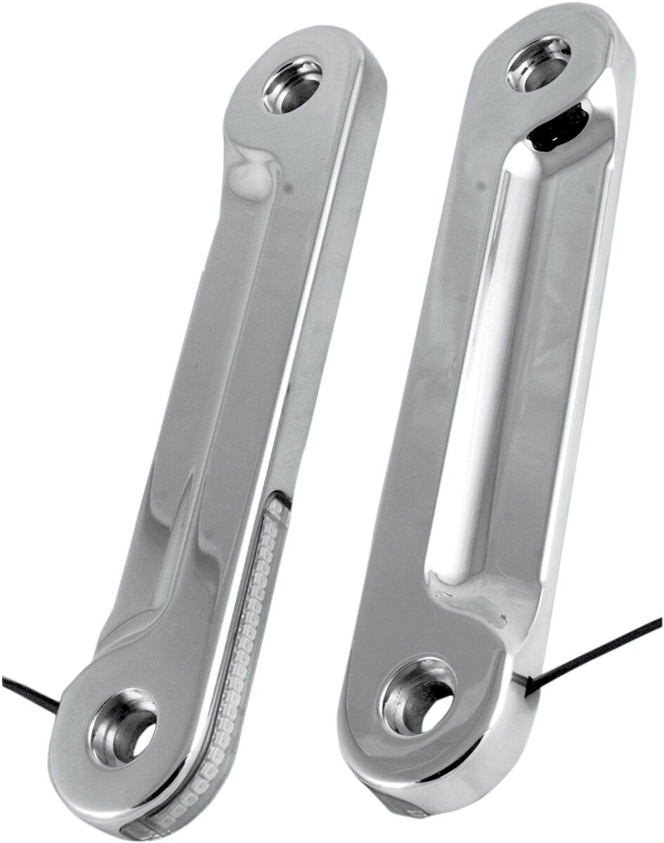 Alloy Art Light Turn Signal Fork Mounted Led Front Chrome Light Front