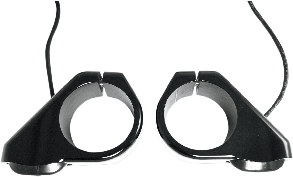 Joker Machine Turn Signal Marker Lights 41Mm Fork Mount Led Pod Black/