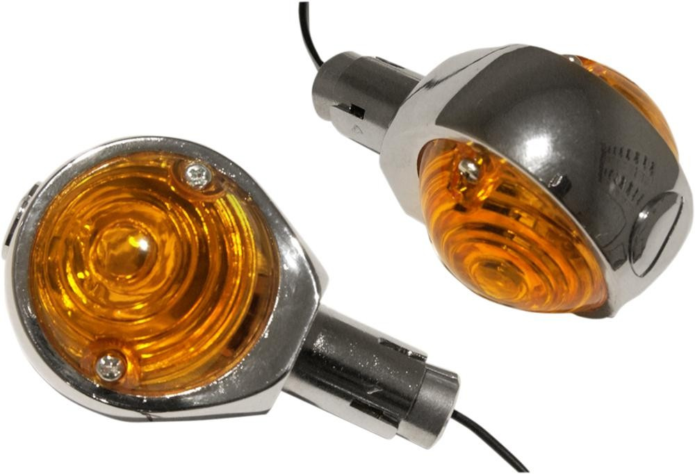 Emgo Bar End Deco Lights Bmw-Style Bar End Light Signal Deco
