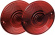 Kuryakyn Replacement Lenses For Stock Turn Signals Red Lens Flat Style Kuryakyn Replacement Lenses For Stock Turn Signals Red Lens Flat Style