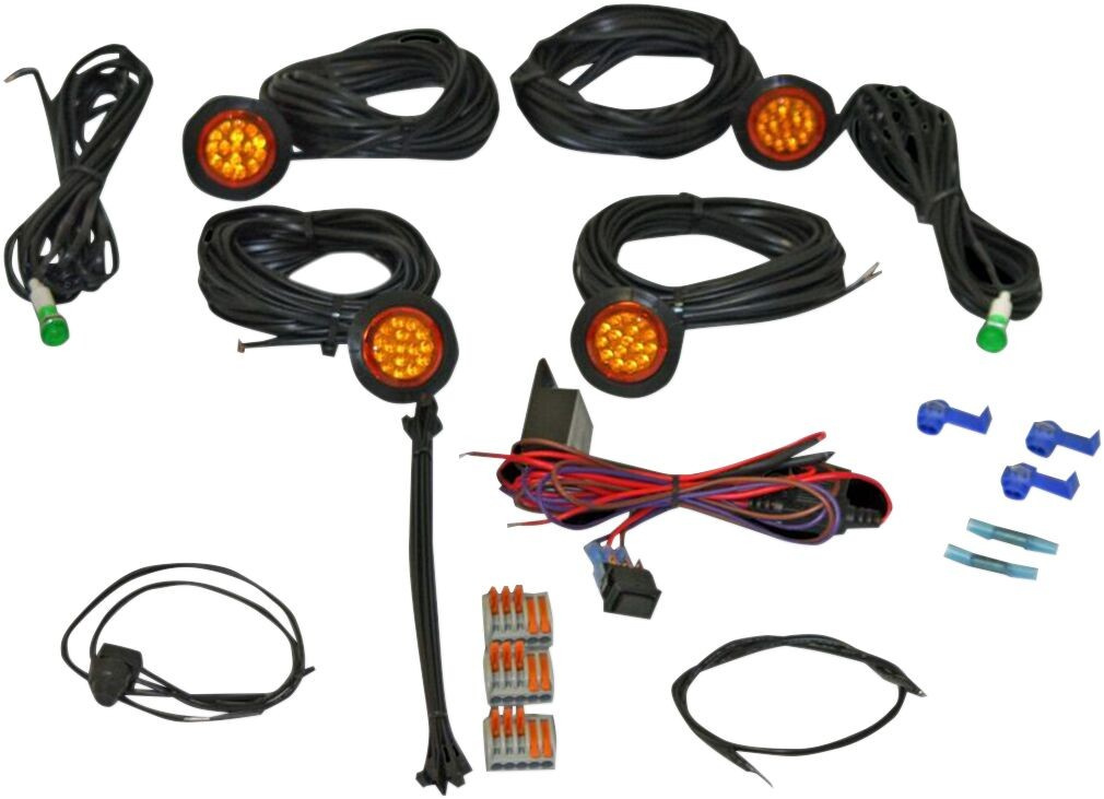 Custom Dynamics Turn Signal Kit Universal Led Utv Front And Rear Turn
