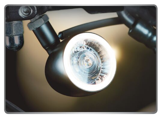 Kellermann Bullet 1000 Pl White Led Turn/Position Light Black Bullet 1