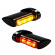 Heinz Bikes Turn-Signal, Brake, Run Winglets Fender Led 3-In-1 Black T Heinz Bikes Turn-Signal, Brake, Run Winglets Fender Led 3-In-1 Black T