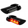 Heinz Bikes Turn-Signal, Brake, Run Winglets Fender Led 3-In-1 Black T Heinz Bikes Turn-Signal, Brake, Run Winglets Fender Led 3-In-1 Black T