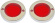 Custom Dynamics Lens Red Flat Chrome Lens Red Flat Chrome