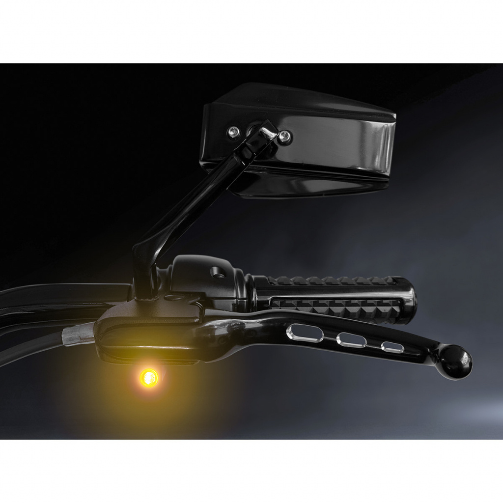 Heinz Bikes Nano Series Handlebar Turn Signals Nano Fl 18-20 Blk