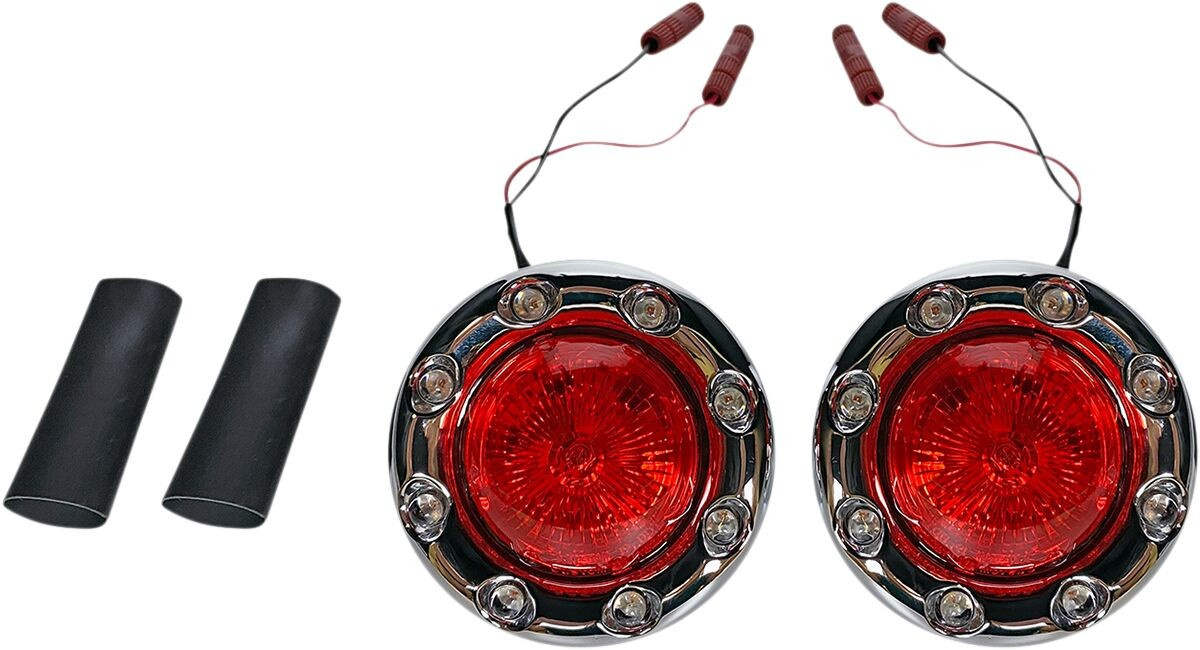 Custom Dynamics Light Led Bltrng Chr/Red Light Led Bltrng Chr/Red