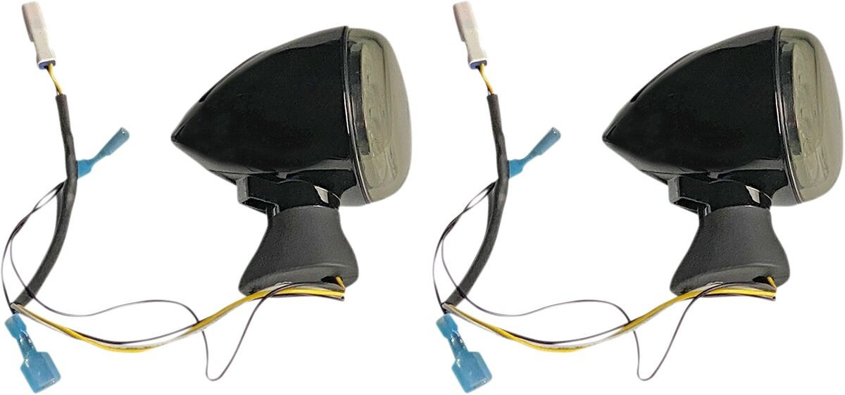 Custom Dynamics Led Turn Signal Ringz - Black - Scout Scout Led Repl.