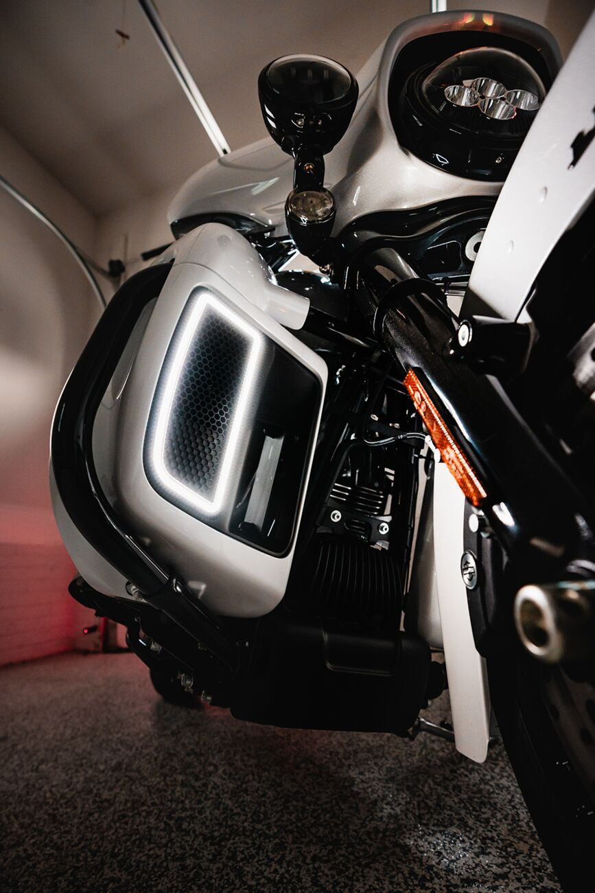 Custom Dynamics Lower Fairing Light Inserts Lower Fairing Grill Upgrad