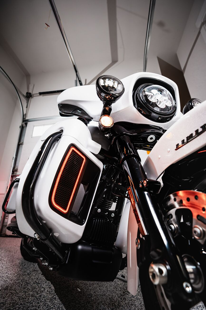 Custom Dynamics Lower Fairing Light Inserts Lower Fairing Grill Upgrad