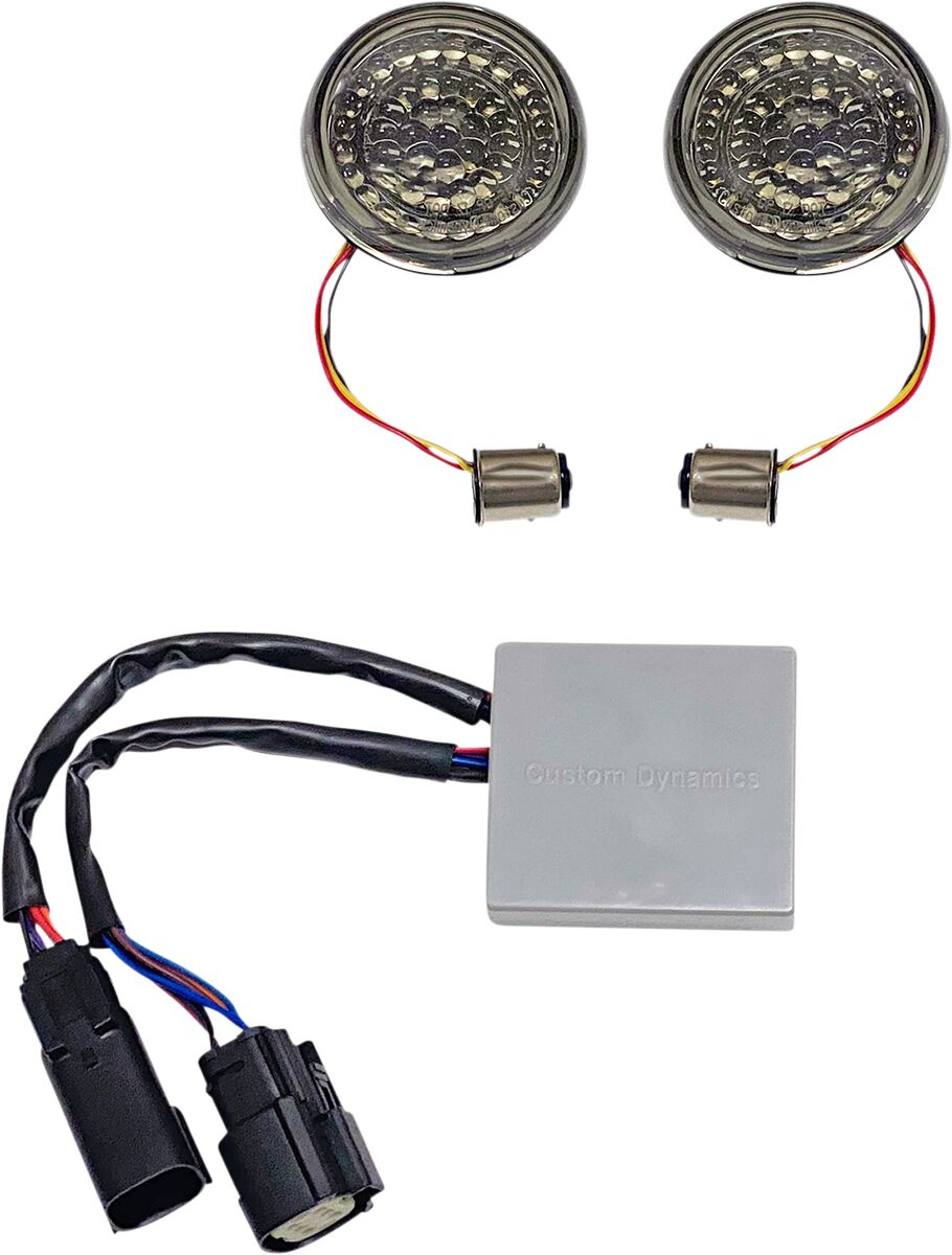 Custom Dynamics Light R Tsig Smrt Red/Amb Smart Amber/Red 1157 Turn Si