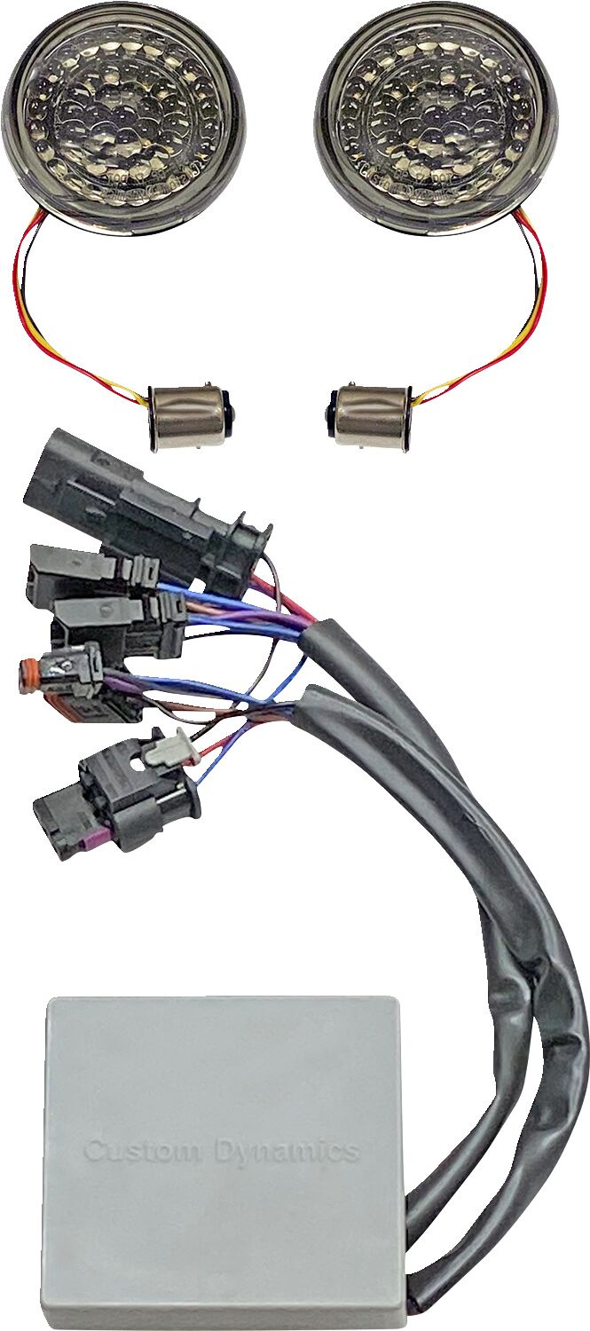 Custom Dynamics Tsignal Smrt Bllt Amb/Red Smart Amber/Red 1157 Turn Si
