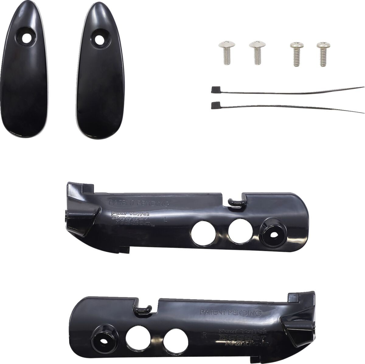 Paul Yaffe Bagger Nation Turn Signal Elim Rg Blk Turn Signal Elim Rg B