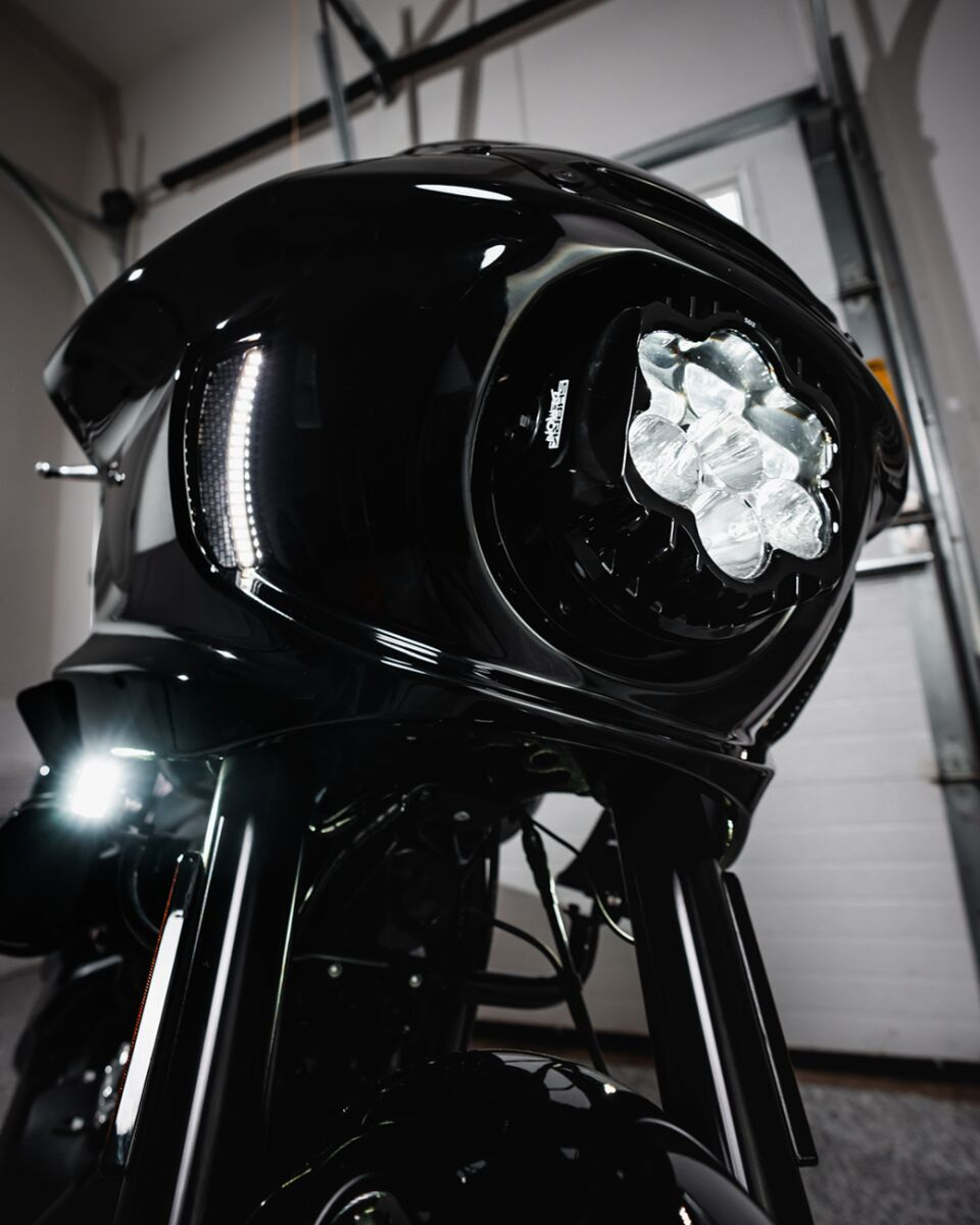 Custom Dynamics Light Front Turn Signal Led Gloss Black Light Front Tu