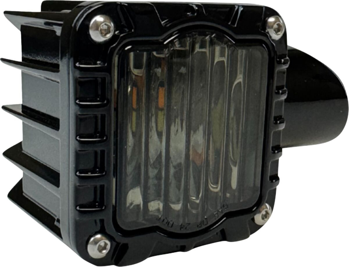 Custom Dynamics Light Shark Demon Front Turn Signals Led Black/Smk Len