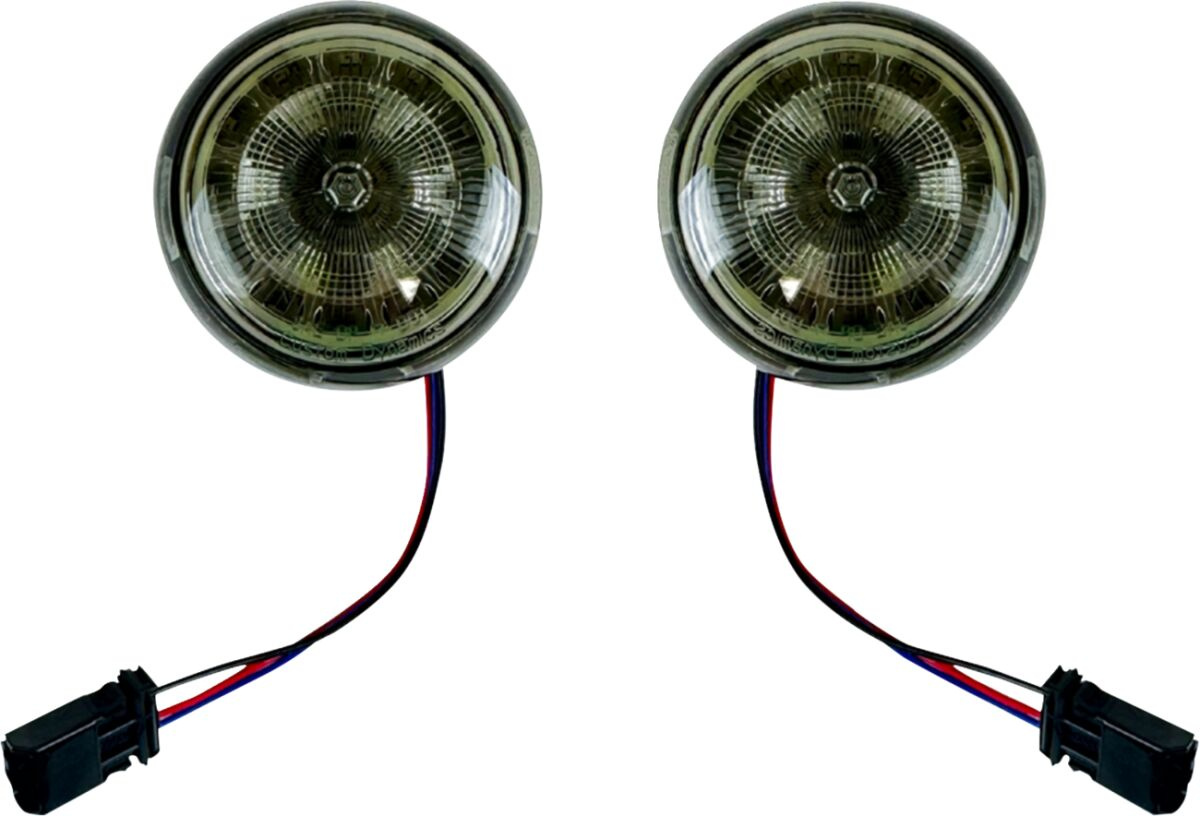 Custom Dynamics Inserts Turn Signal Probeam Led Rear Smoked Lens Inser