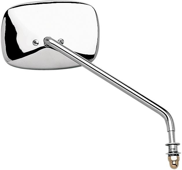 Emgo Mirror Short Stem Bolt-On Right Chrome Mirror Chrome Right Ec Ste