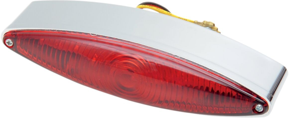 Drag Specialties Taillight Led Thin Cat-Eye Red Lens Taillight Thin Ca