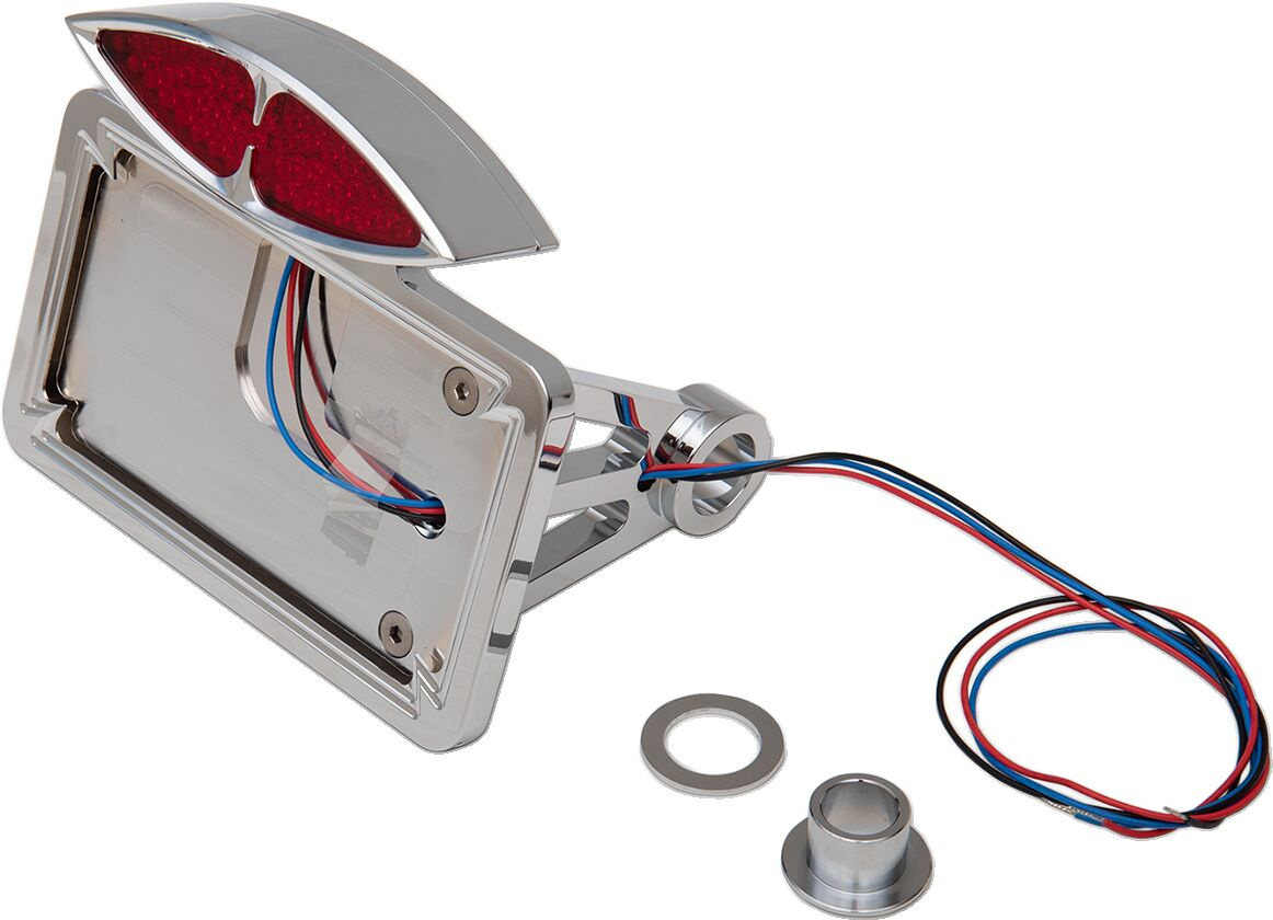 Drag Specialties Taillight Led Deco W/ Horizontal Side-Mount License P