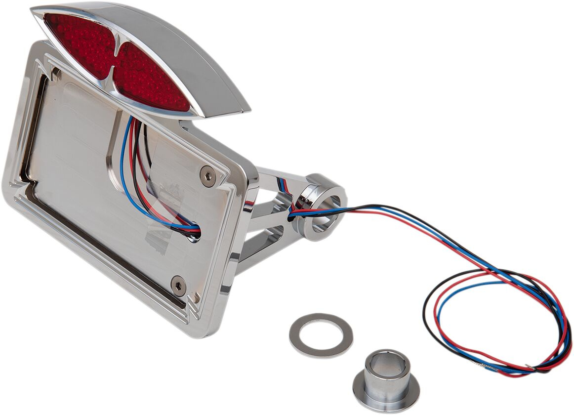 Drag Specialties Taillight Led Deco W/ Horizontal Side-Mount License P