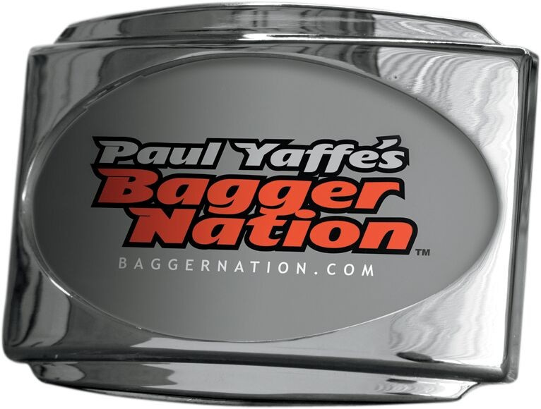 Paul Yaffe Bagger Nation Stealth 3 License Frame Cvo Chrome Frame Lice