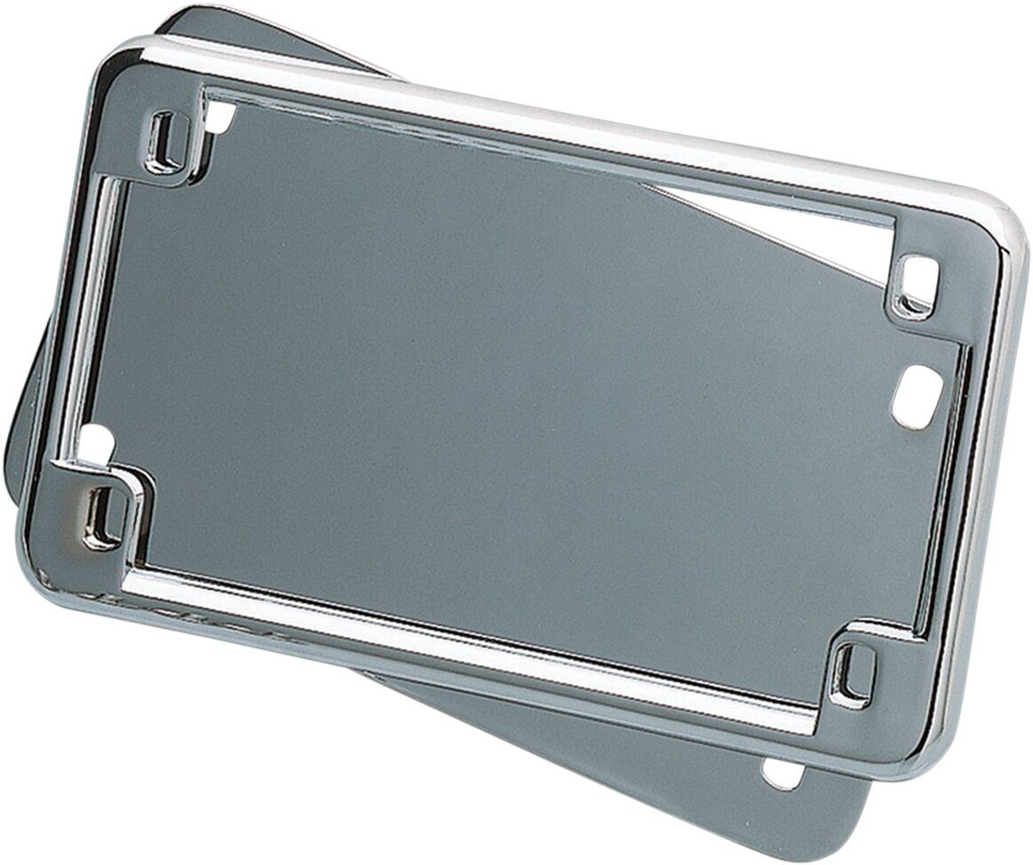 Kuryakyn License Frame & Back Plate Set Backing Plate License
