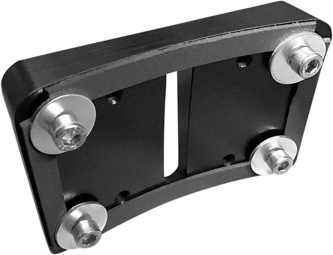 Heinz Bikes Mounting Adapter For License Plate Adapter Black Lic.Plt.M