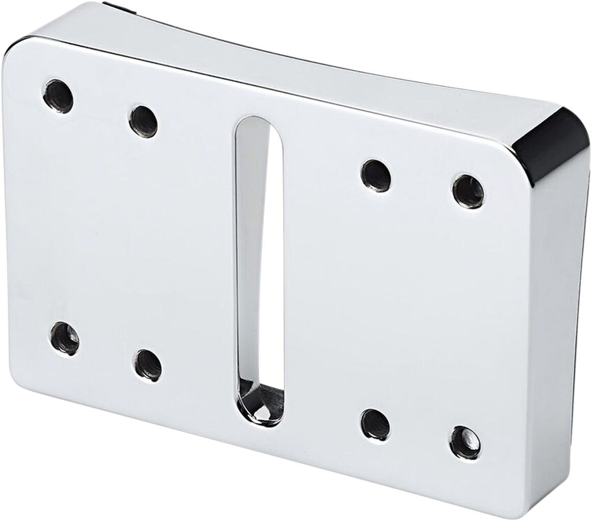 Heinz Bikes Mounting Adapter For License Plate Adapter Chrome Lic.Plt.