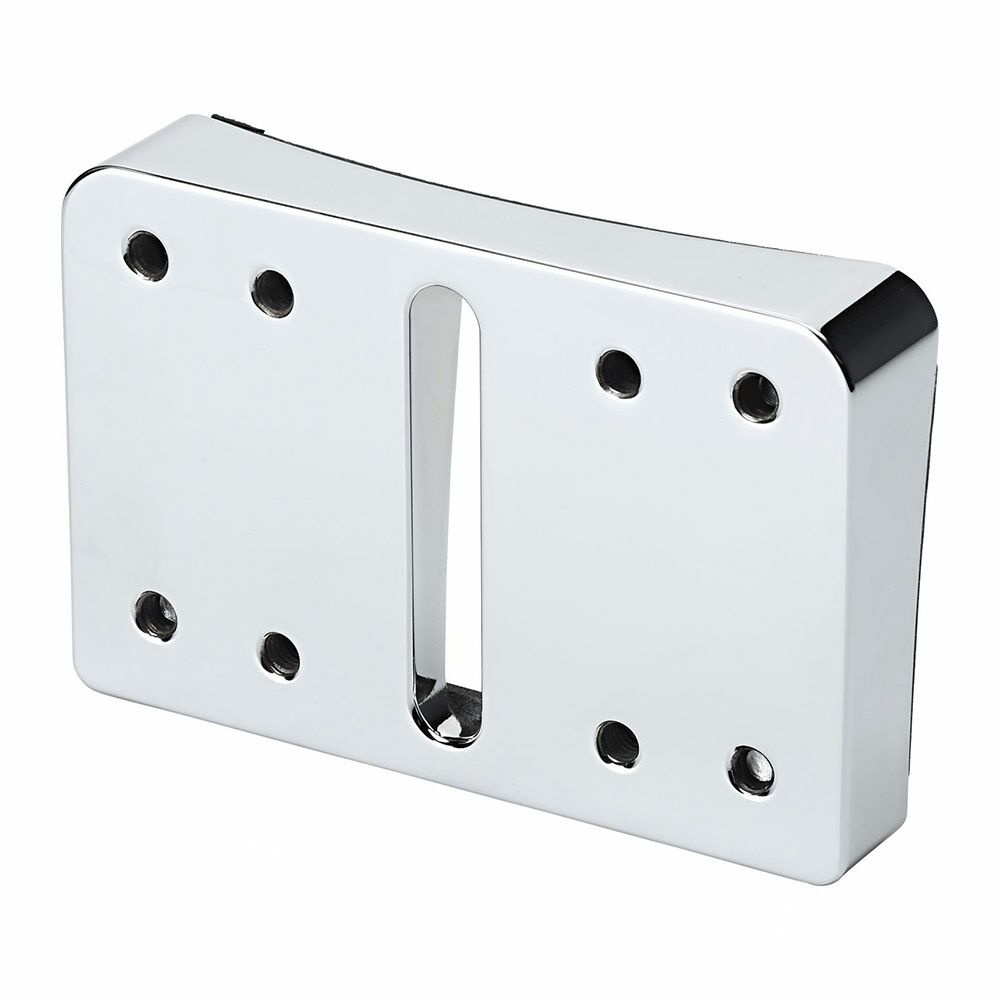 Heinz Bikes Mounting Adapter For License Plate Adapter Chrome Lic.Plt.