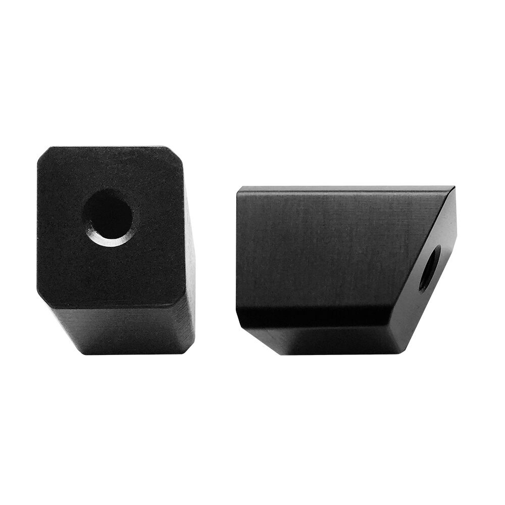 Heinz Bikes Mounting Adapter Blokks For License Plate Holder Black Lic