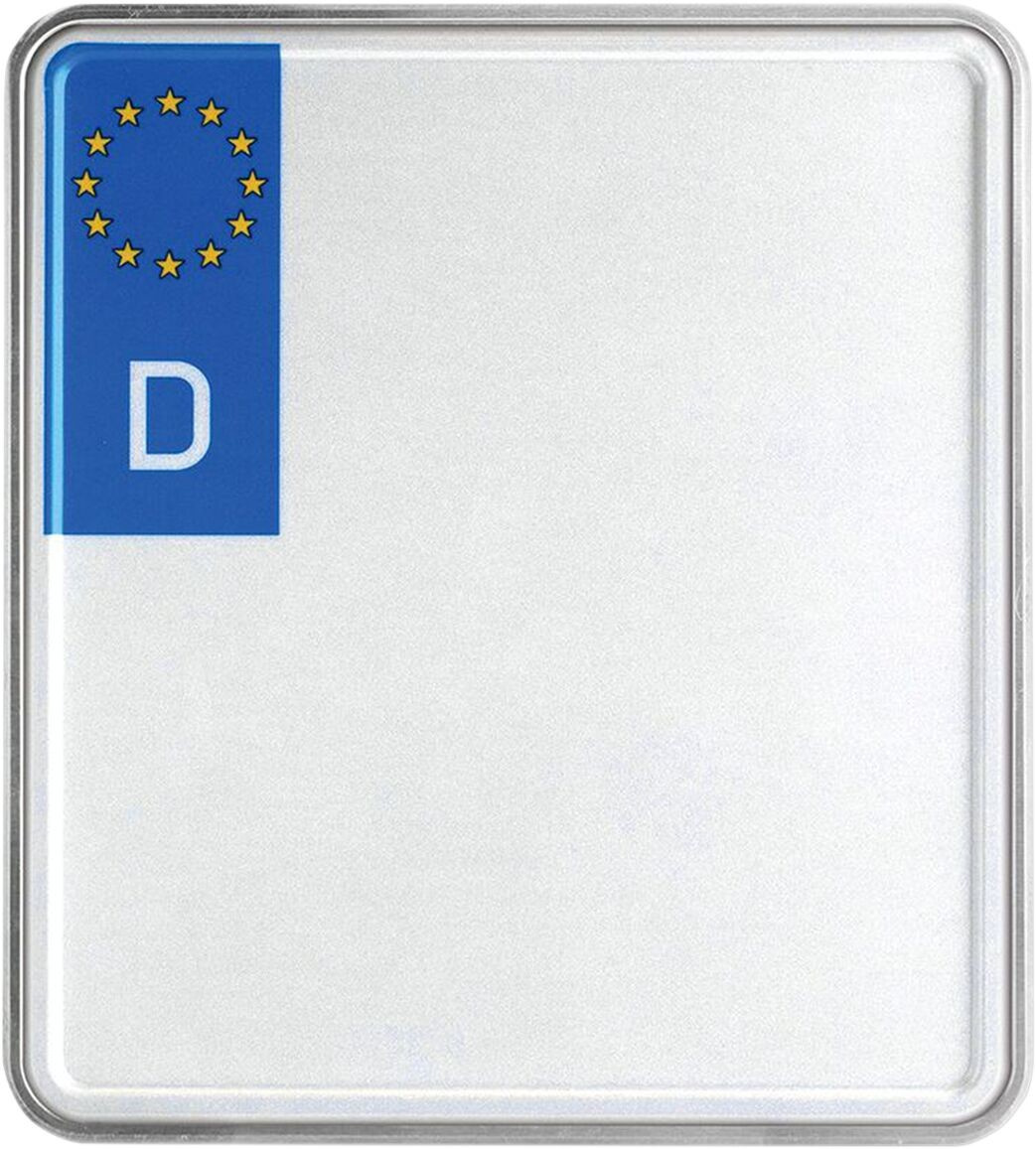 Heinz Bikes License Plate Frame Aluminum Natural License Plate Frame A