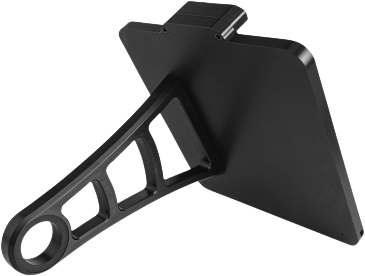 Heinz Bikes Side Mount License Plate Holder W/Tl Aluminum Black (Xl) L