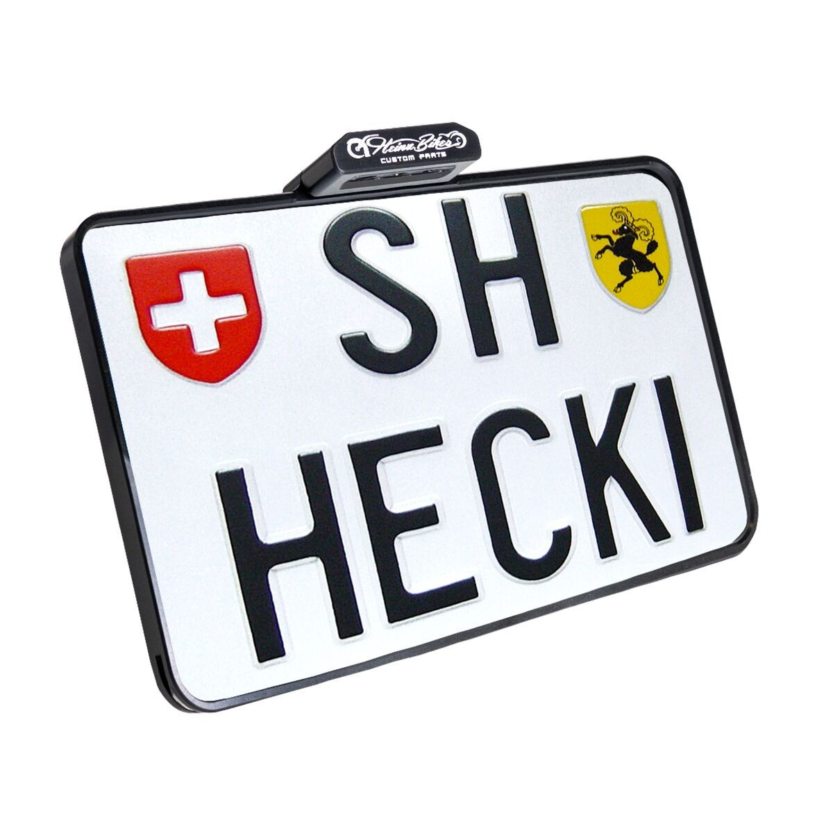 Heinz Bikes Slip-In License Plate Holder W/Led Plate Light Chrom (Ch)